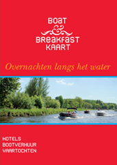 Boat and Breakfastkaart Hollands en Utrechts plassengebied
